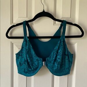 Soma Teal Lace Bra 36DDD